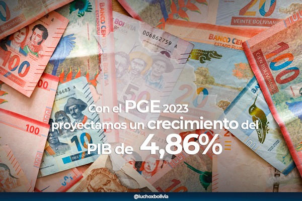Arce destaca que el 42% de los más de $us 4.000 millones de inversión pública 2023 irán a fortalecer el aparato productivo