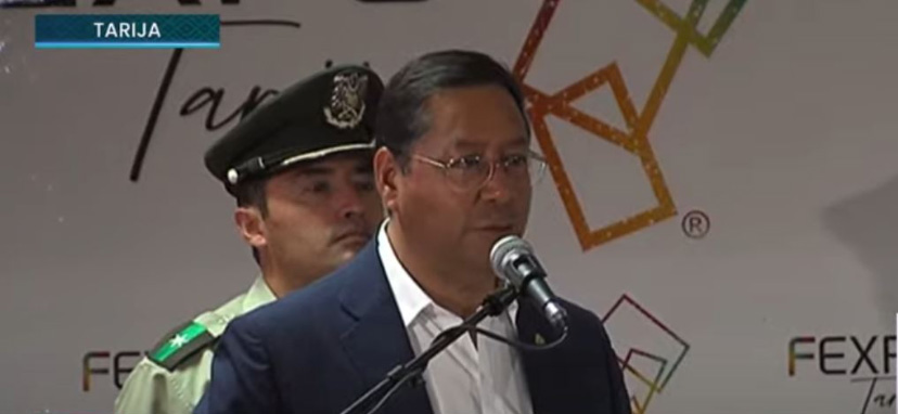 Presidente destaca los indicadores económicos positivos de Tarija en la inauguración de la Fexpo 2022