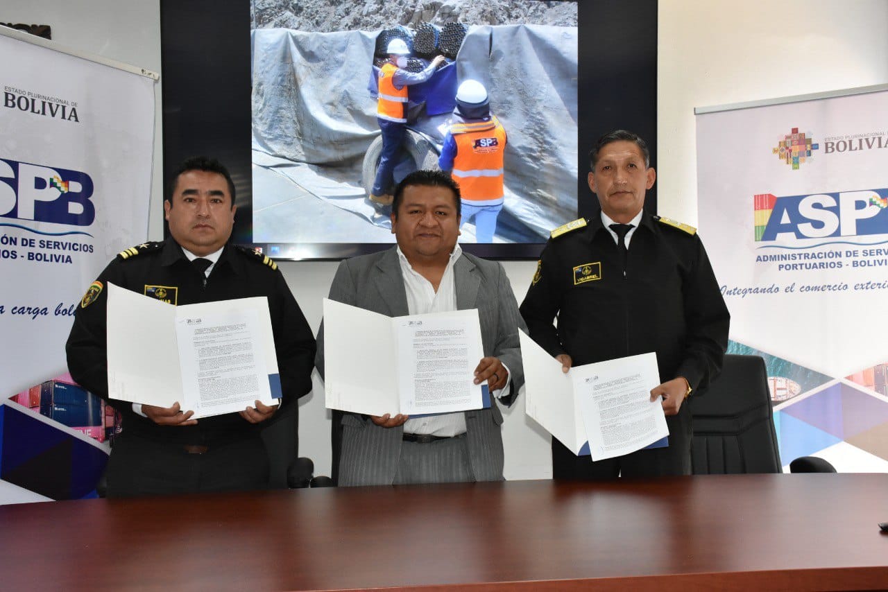 ASP-B y Dirección Marítima firman convenio para mecanismos de información y comunicación