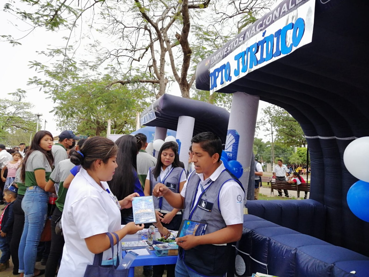 Puerto Quijarro destaca Feria de Cultura Tributaria del SIN