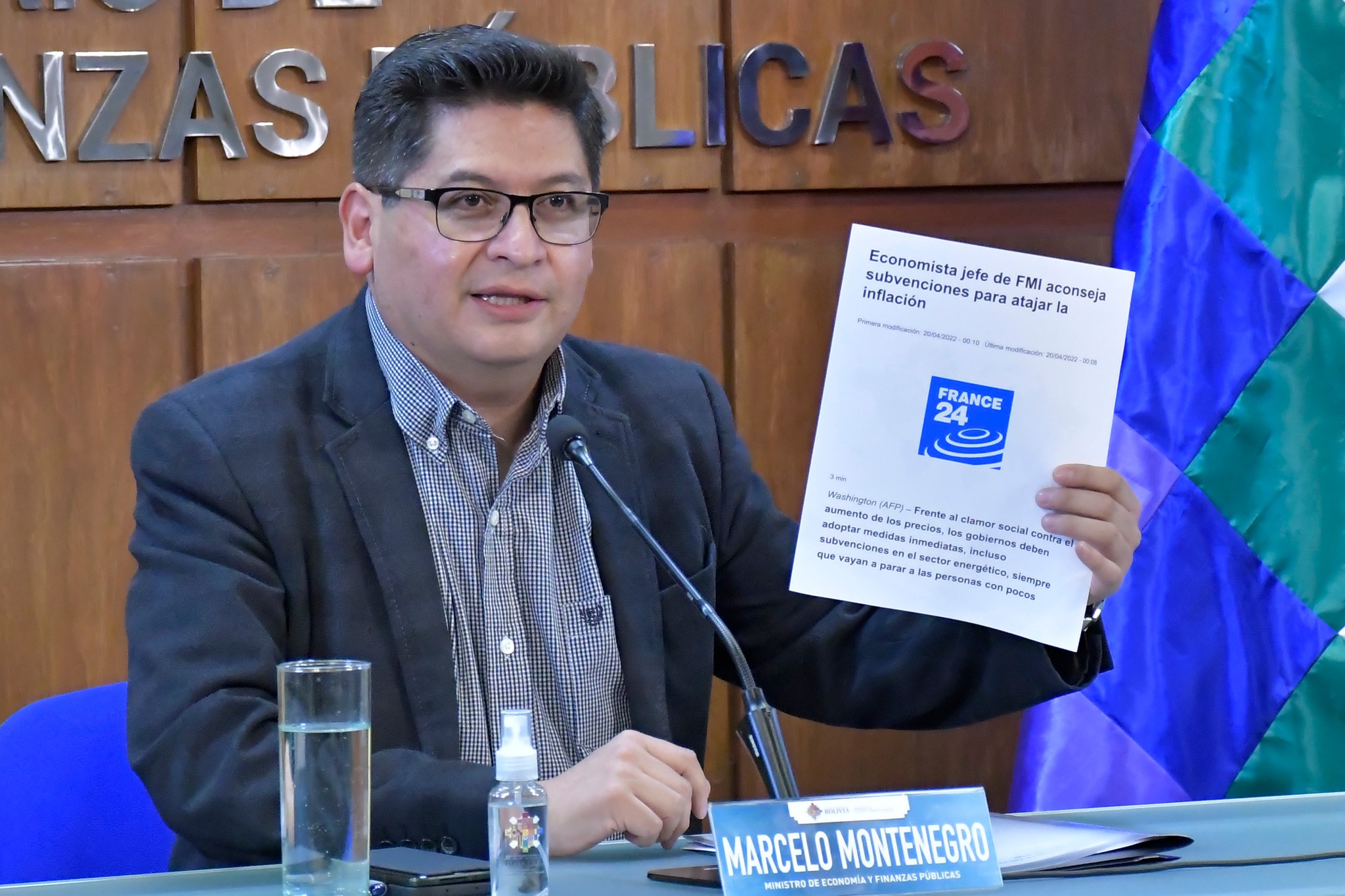 ABI - El FMI reconoce que el modelo económico social boliviano es efectivo  para la estabilidad