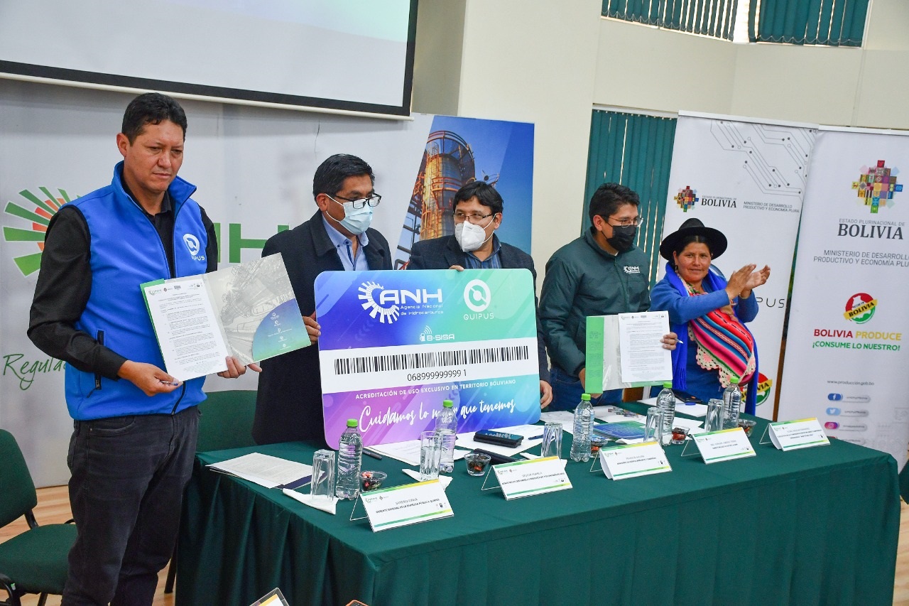 Quipus y ANH acuerdan provisión de 295.000 etiquetas y tarjetas para la plataforma B-SISA