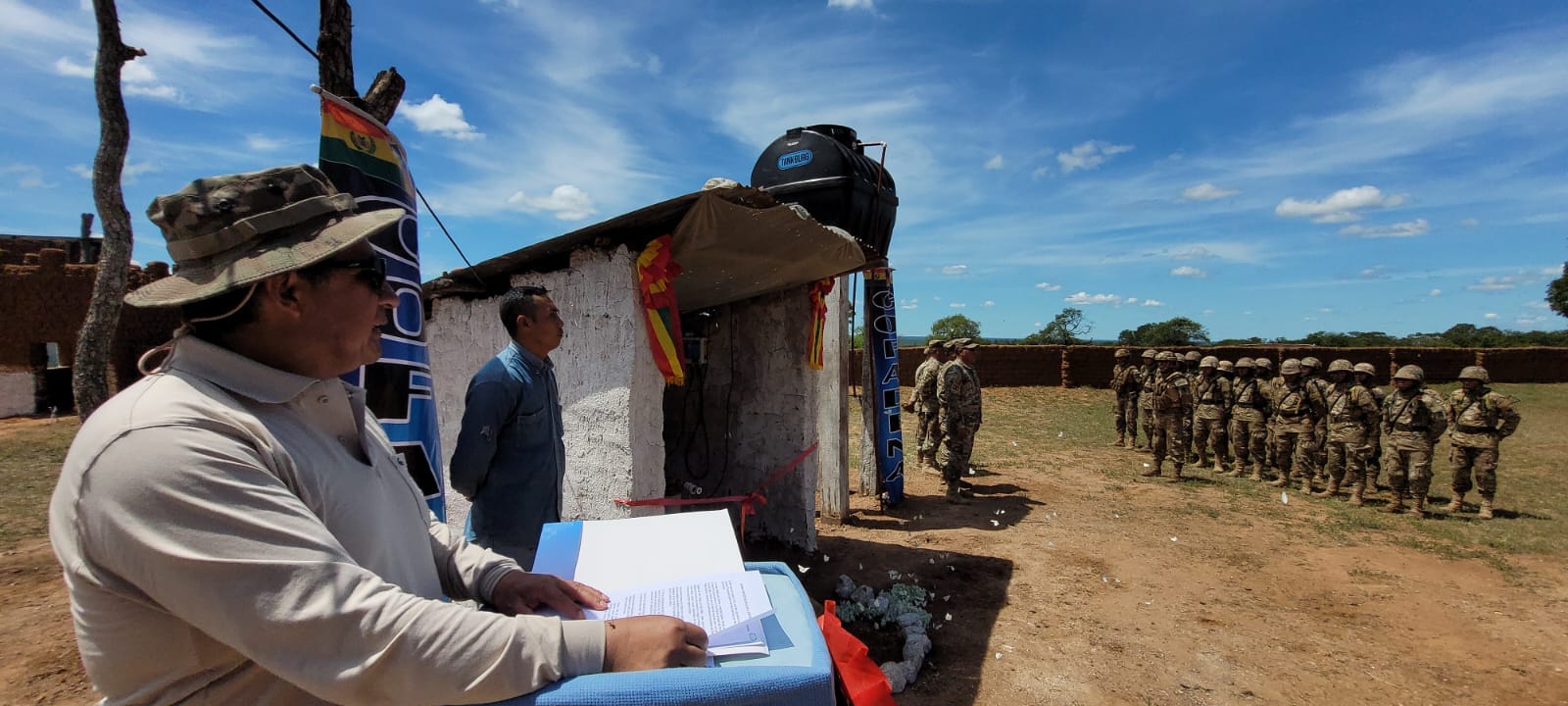 Gobierno socorre al Fortín Ravelo con un pozo de agua, a 91 años de su emplazamiento