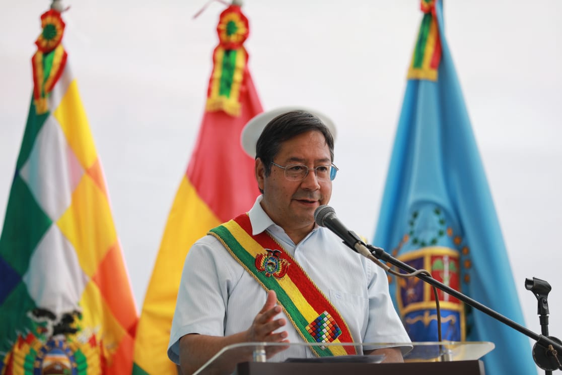 Presidente Arce destaca el potencial productivo de Puerto Villarroel en su 42 aniversario (amplia)
