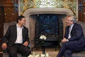 Presidentes Luis Arce y Alberto Fernández se reúnen mañana en Buenos Aires