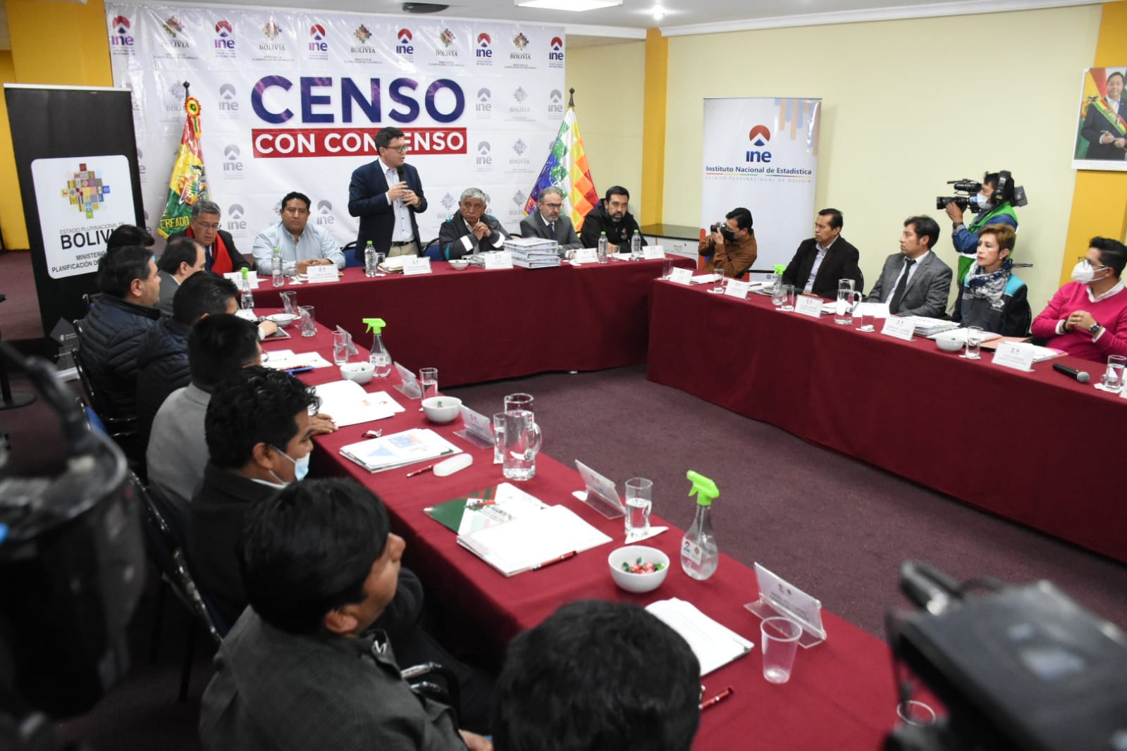 En La Paz se realiza la sexta reunión técnica para “concretar la despolitización del proceso censal”