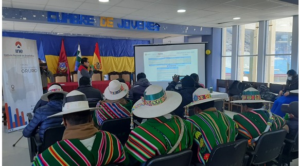 Socialización del Censo llega a los municipios orureños de Huanuni y El Choro