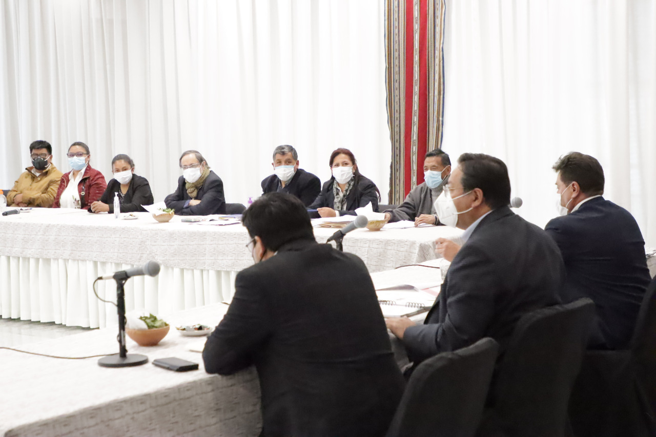 Comcipo destaca consensos alcanzados con el presidente Luis Arce