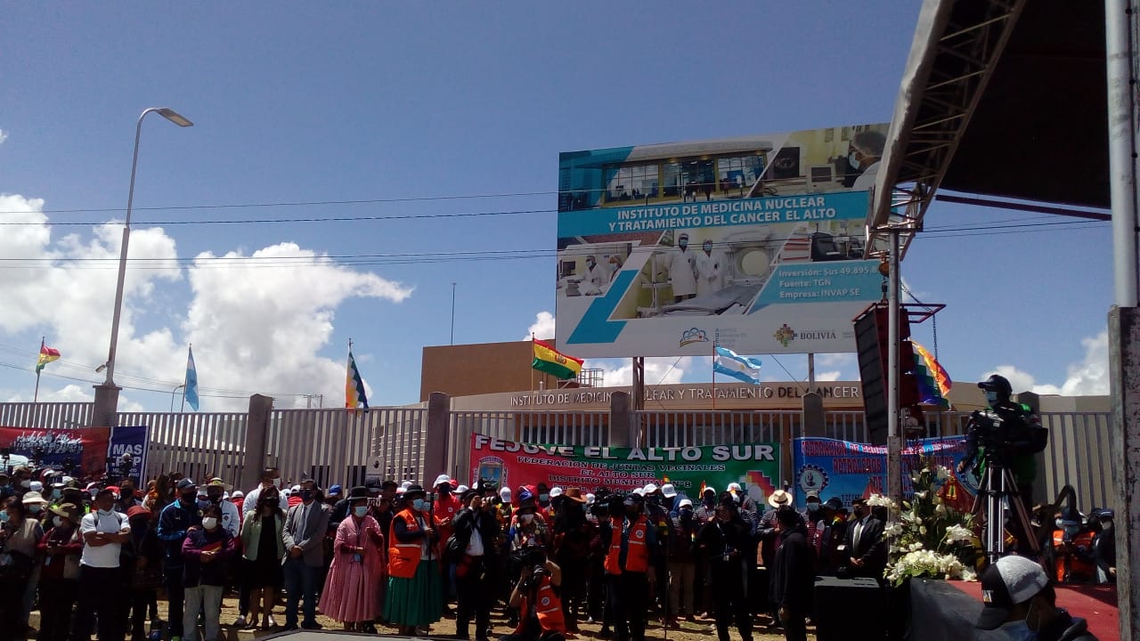 Gobierno inaugura el Primer Centro de Medicina Nuclear y Radioterapia en El Alto (adelanto)