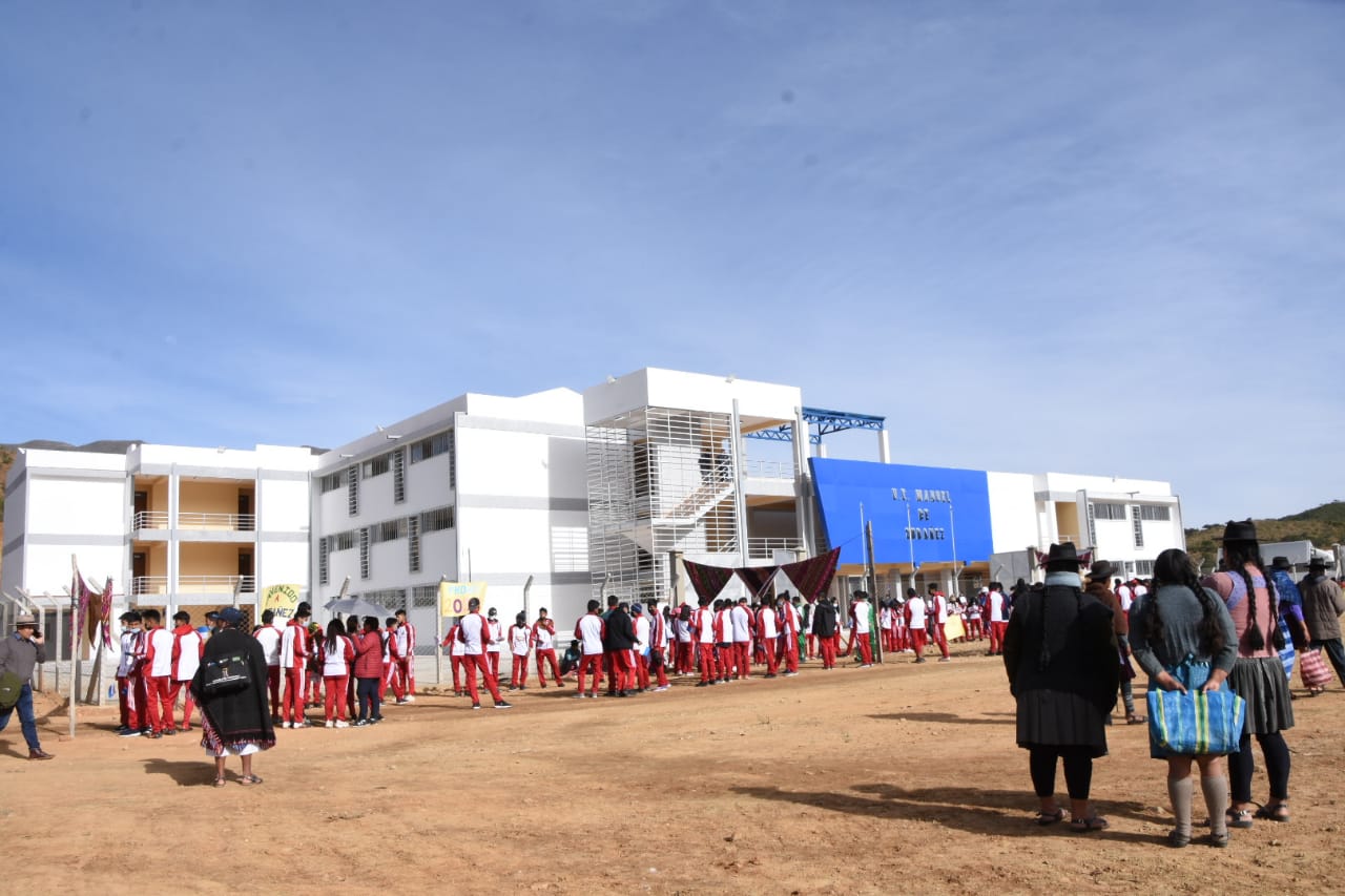 Presidente entrega obras de impacto social en Zudáñez