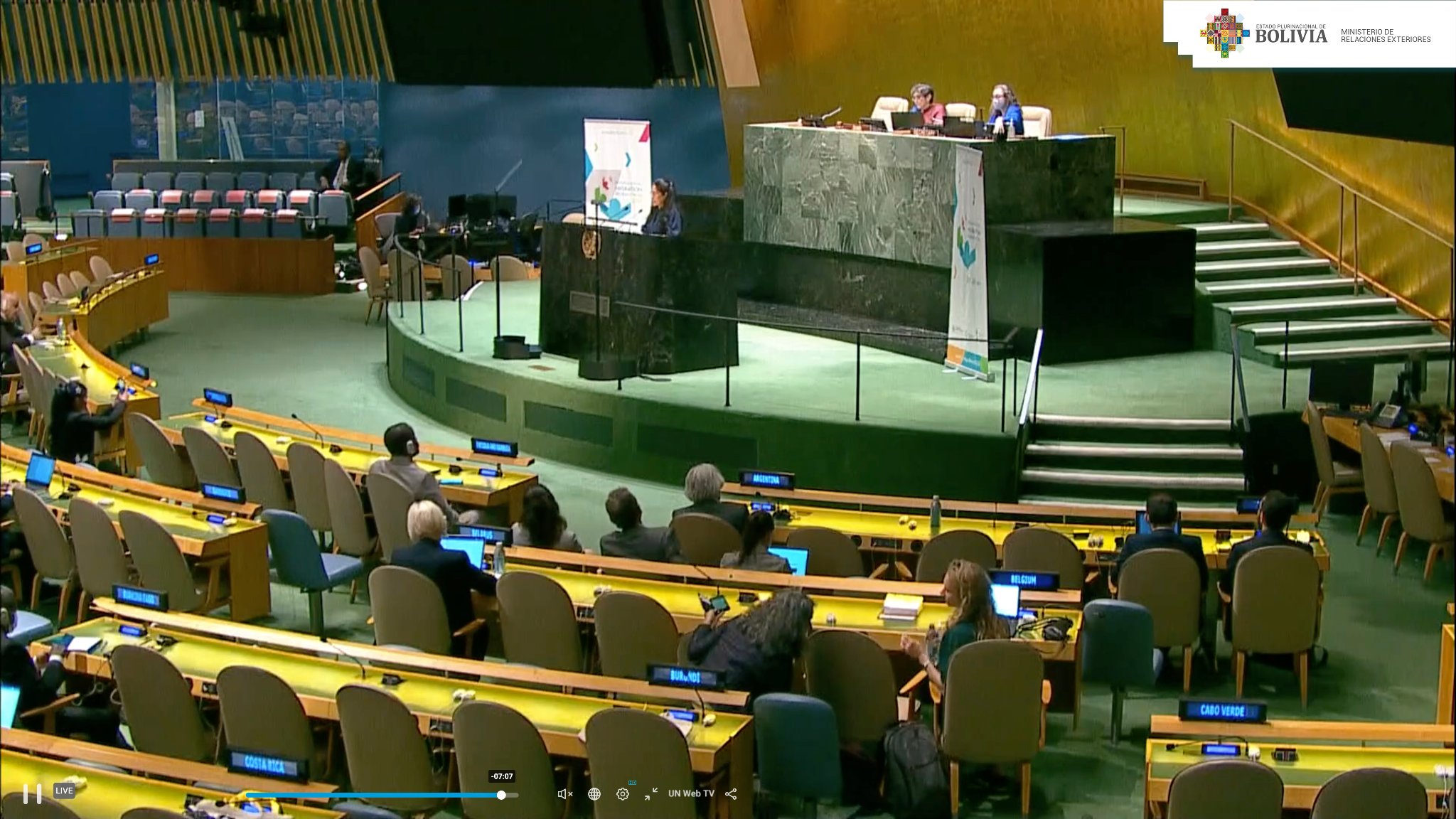 Bolivia reafirma su compromiso con el Pacto Mundial para la Migración en la ONU 