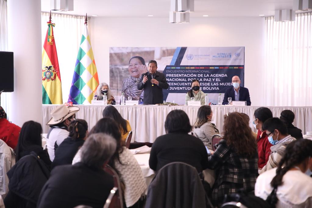 Vicepresidente inaugura Encuentro Internacional de ONU Mujeres en búsqueda de la paz