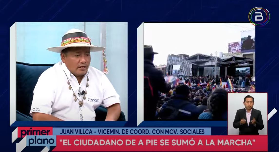 Viceministro: La marcha reforzó la unidad como pieza fundamental para hacer “frente a cualquier intento de golpe”