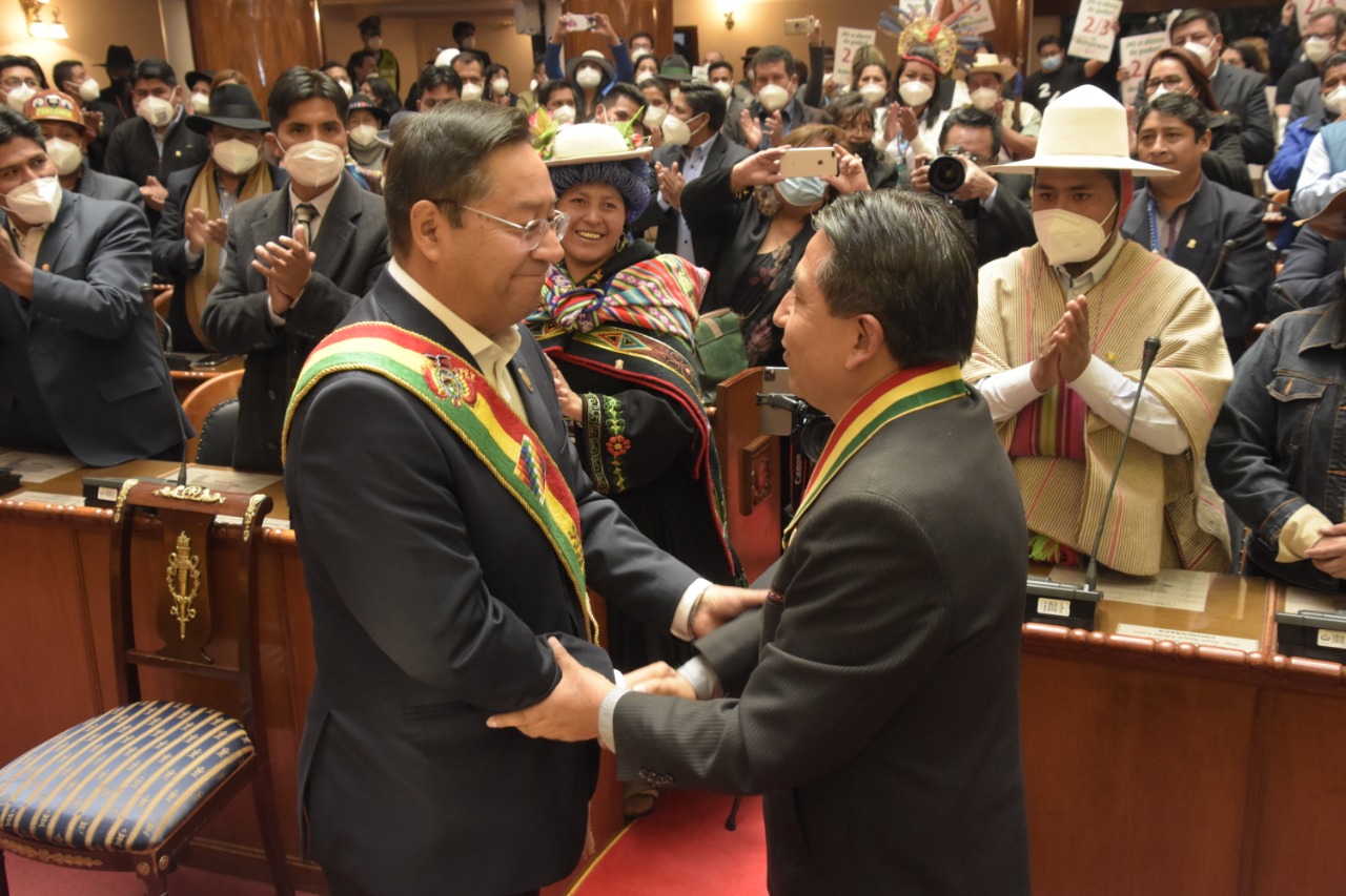 Vicepresidente afirma que el Estado Plurinacional es para construir una Bolivia cada vez más unida y democrática