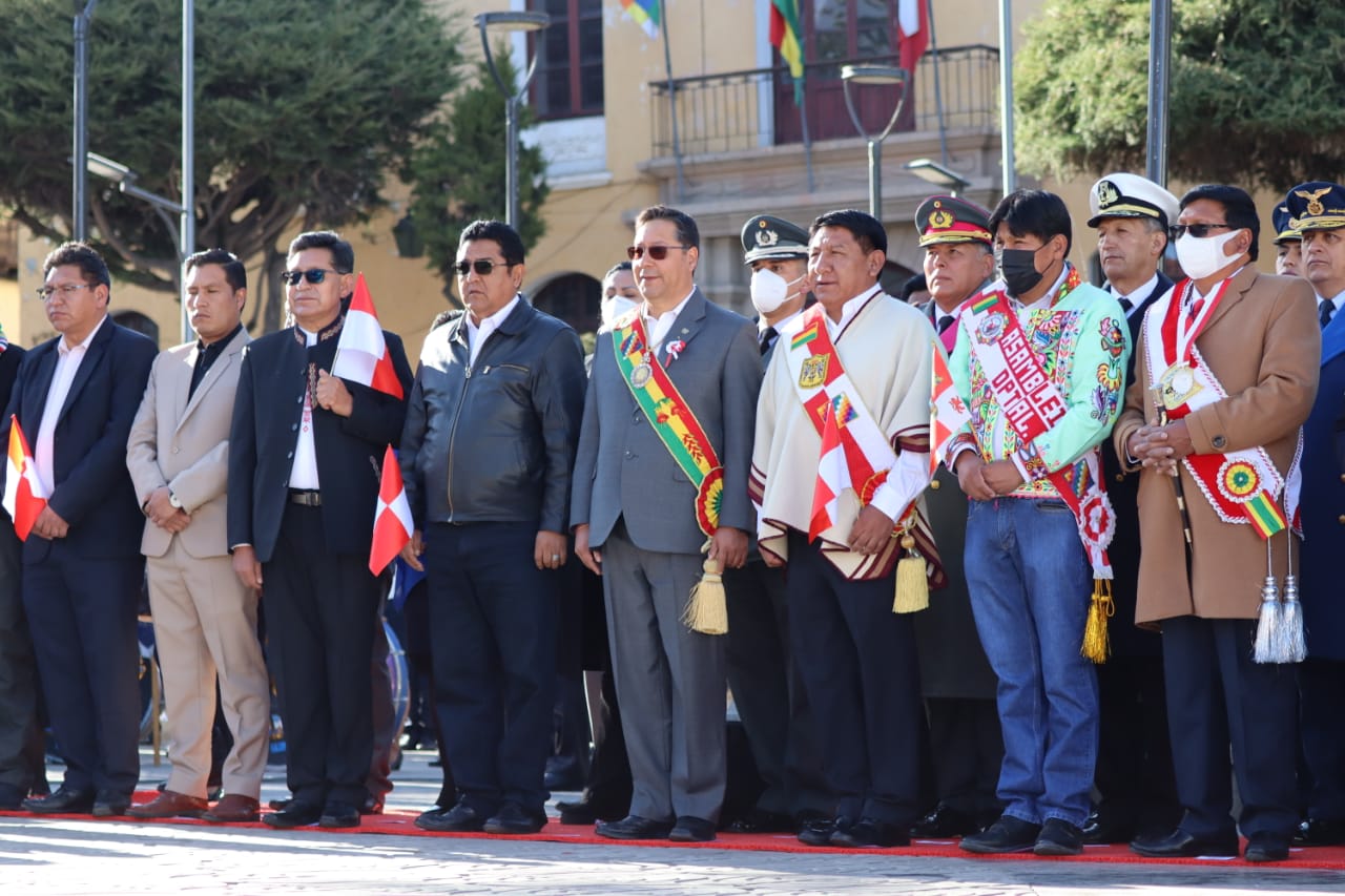 Presidente lidera actos protocolares por los 212 años de Gesta Libertaria de Potosí