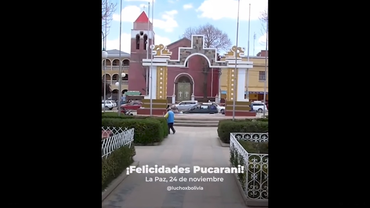 Presidente Arce felicita a municipio paceño de Pucarani por su aniversario