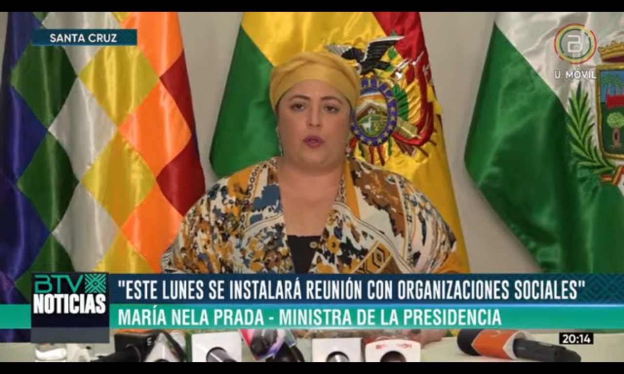 Gobierno se reunirá este lunes en Santa Cruz con organizaciones sociales que pidieron participar de diálogo por el tema censo