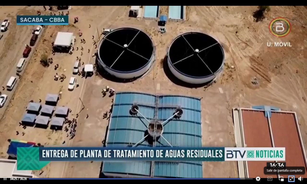 Planta de tratamiento reducirá contaminación del río Rocha y beneficiará a 50.000 habitantes de Sacaba