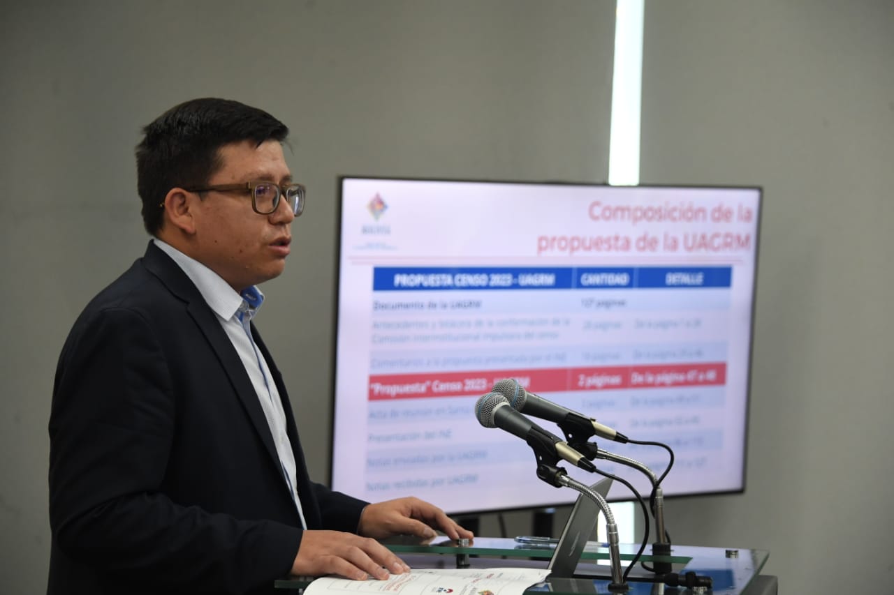 La Universidad René Moreno entregó documento de 127 páginas y en solo dos presenta su propuesta censal “incompleta y con tinte político”