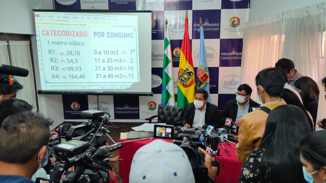 SEMAPA categoriza el agua por el tipo de vivienda y no por consumo