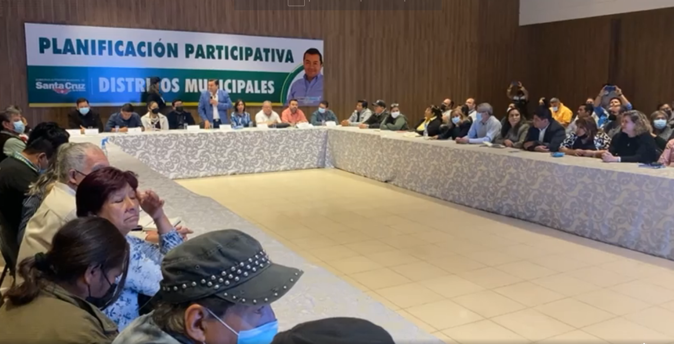 Municipios cruceños y juntas vecinales trabajan en vistas al censo y rechazan al paro convocado por Camacho