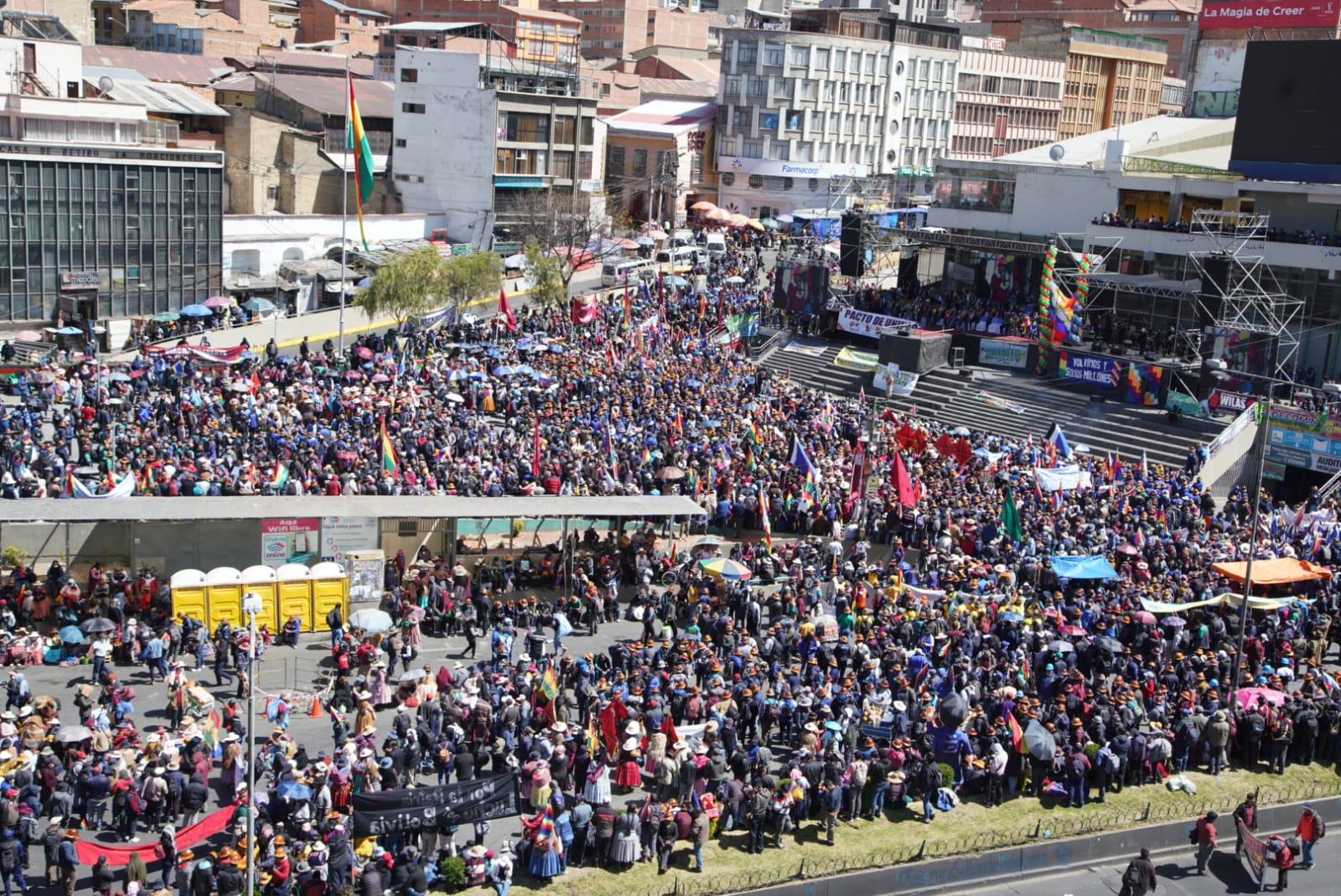 Mineros convocan a la unidad de los sectores sociales y a fortalecer al gobierno de Luis Arce 
