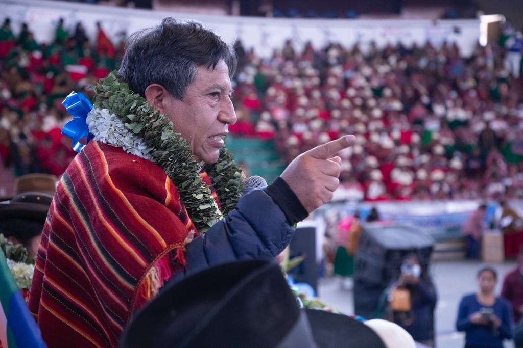 Choquehuanca: Algunos se sienten dueños de un departamento y unos cuentos no quieren la estabilidad y la democracia 