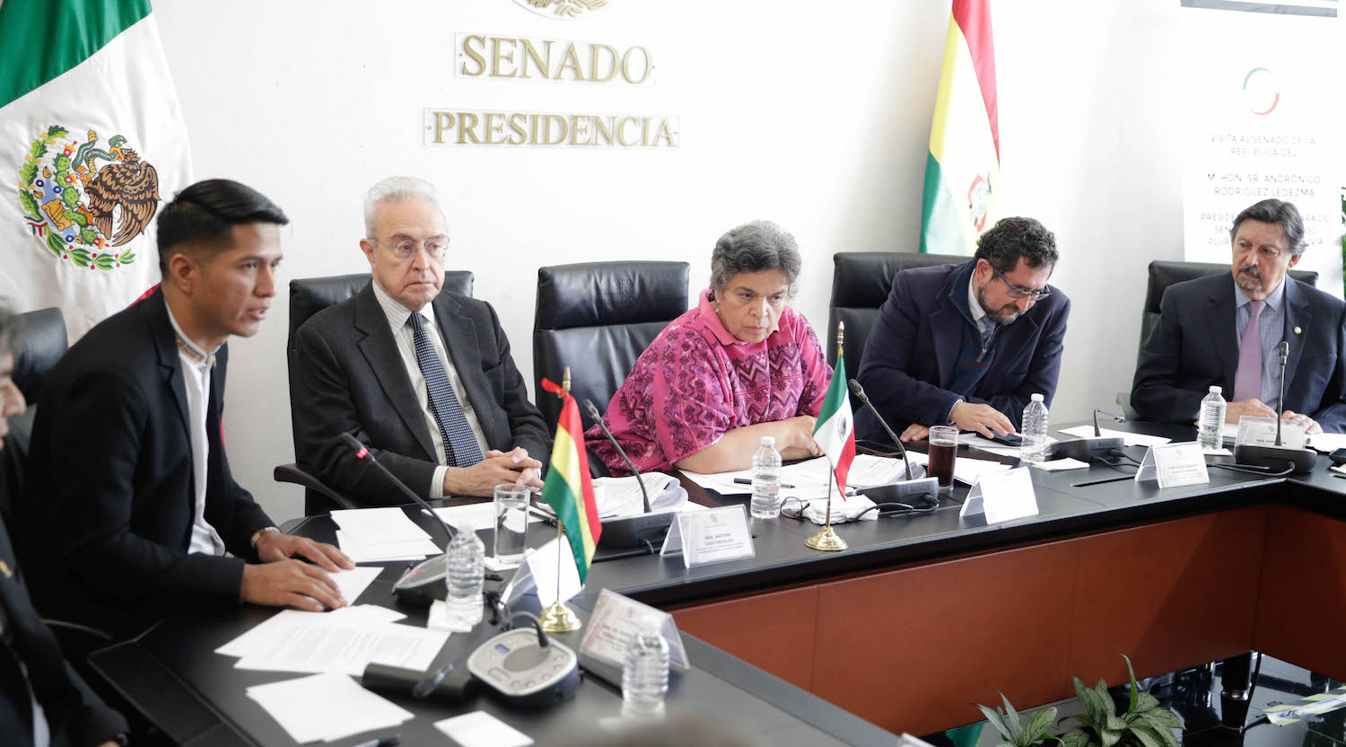 Bolivia y México consolidan conformación de la Liga de Amistad Parlamentaria