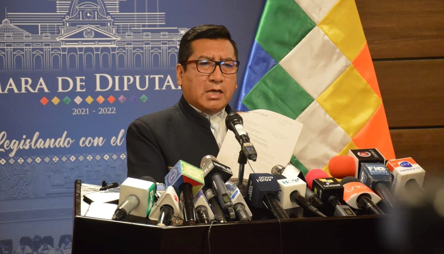 Presidente de Diputados: Oferta de asilo político para Añez confirma apoyo de Brasil en el golpe de 2019