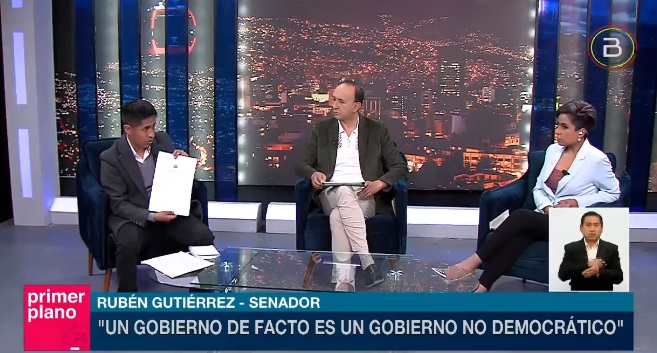 Senador Gutiérrez cuestiona afán de la oposición por obstaculizar elección del Defensor del Pueblo