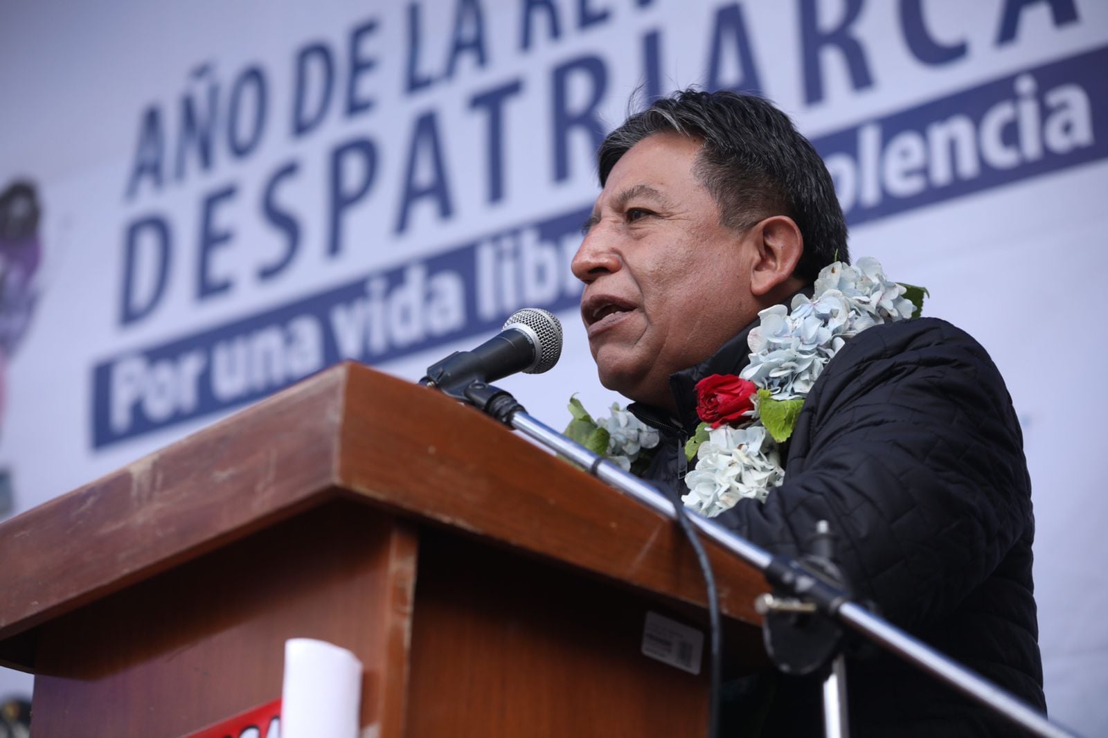Vicepresidente Choquehuanca en El Alto: “Estamos aquí para ponernos al servicio de nuestro pueblo”