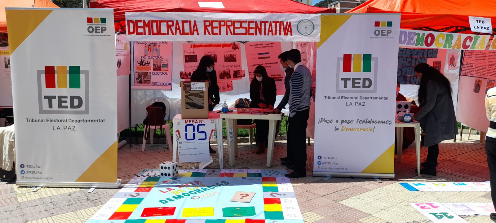 TSE realizará la Feria de las Democracias en la plaza San Francisco