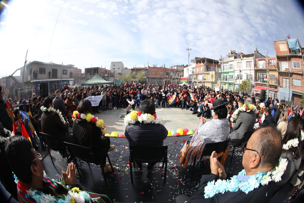 Vicepresidente participa en encuentro con la comunidad boliviana en Argentina
