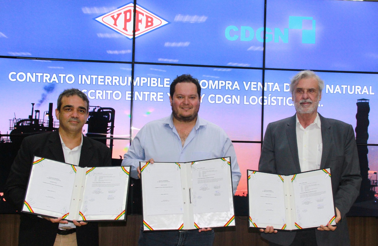 CDGN Logística comercializará gas natural boliviano en Brasil