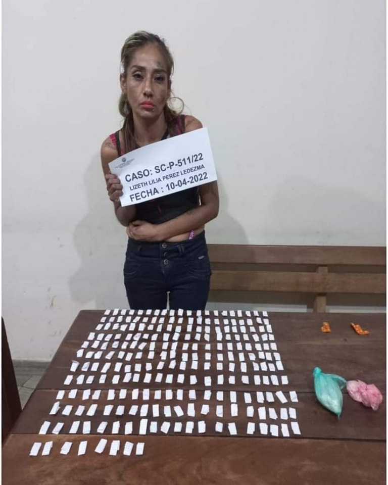 Justicia sentencia a 12 años de cárcel en Palmasola a la hermana de la “Reyna de microtráfico”