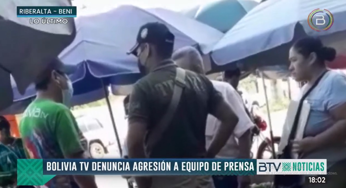 Riberalta: Periodistas de BTV sufren agresiones y la Confederación de la Prensa expresa su repudio y pide sanciones