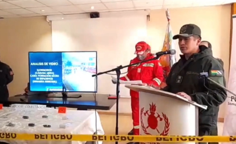 Bomberos confirma que cocalero herido portaba un explosivo con hidrogel