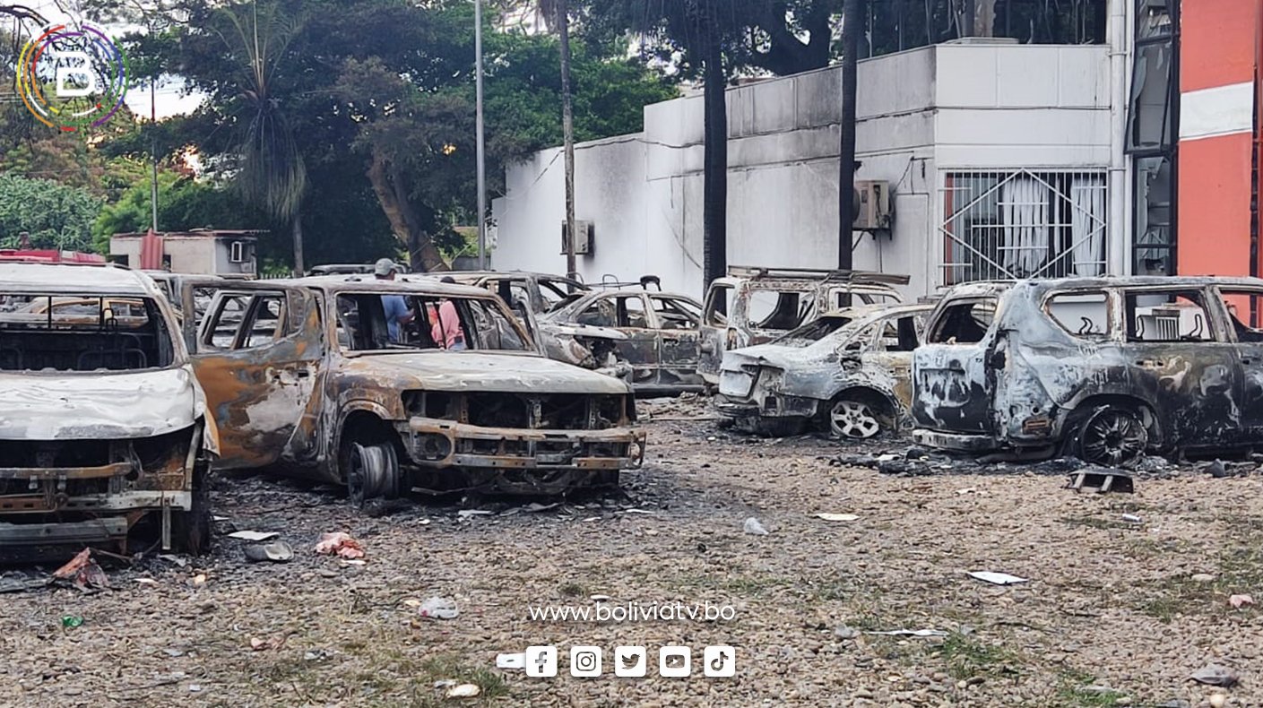 Fiscalía anuncia imputación de 26 aprehendidos por daños a las infraestructuras públicas en Santa Cruz