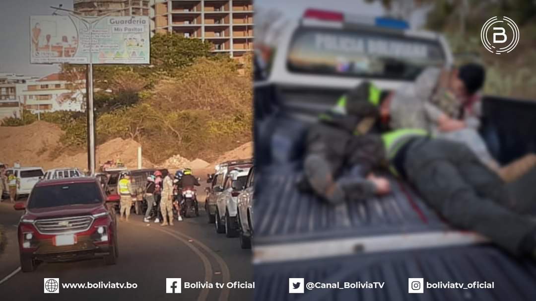 Intensifican la búsqueda de asesinos de los policías, precintaron un inmueble en Urubó