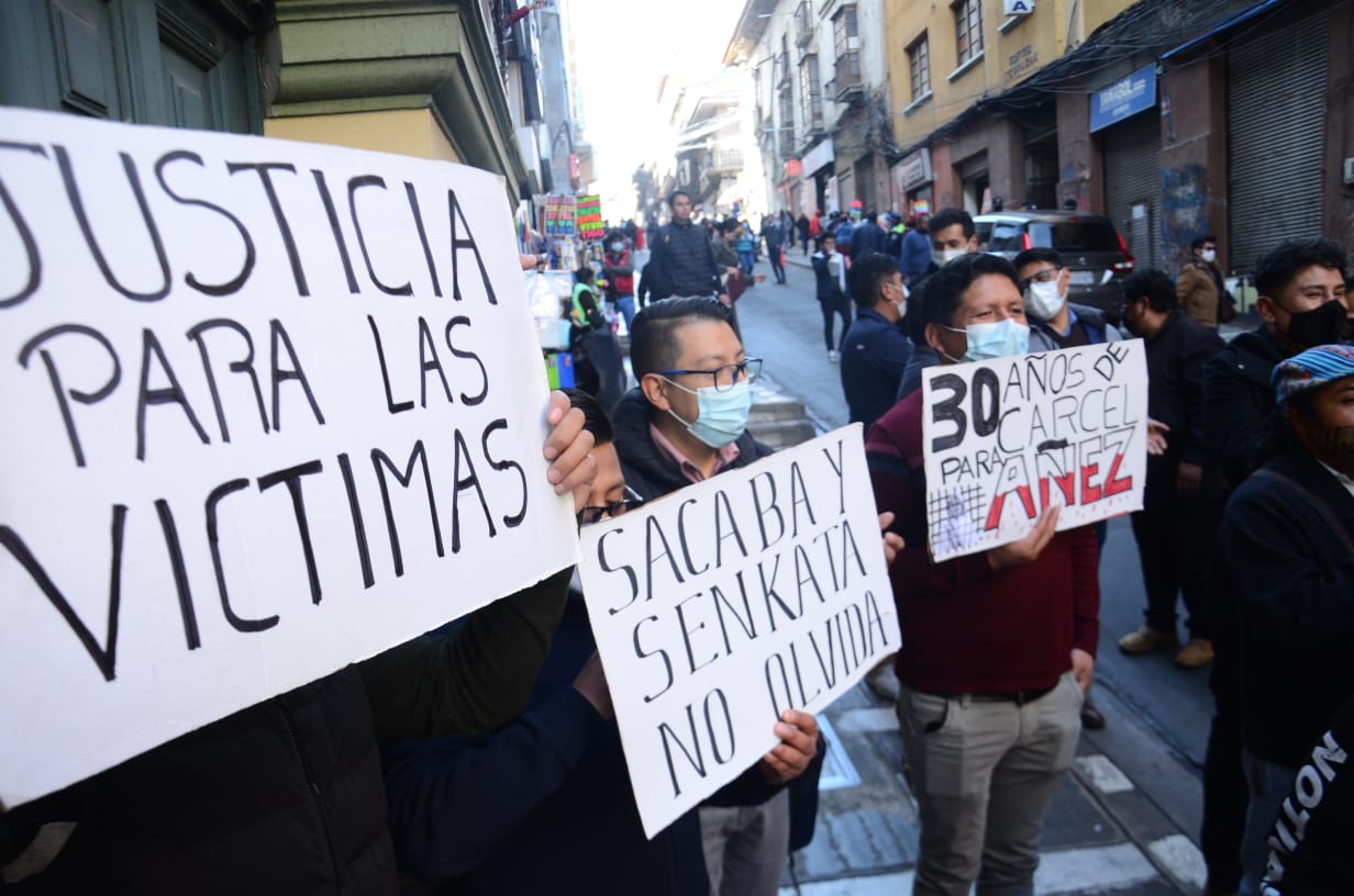 Caso Golpe de Estado II: Audiencia de alegatos ingresa en cuarto intermedio hasta las 14.00 del martes por supuesta descomposición de Áñez