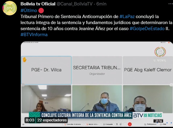 Golpe II: Tras la lectura de la sentencia, las partes alistan apelaciones