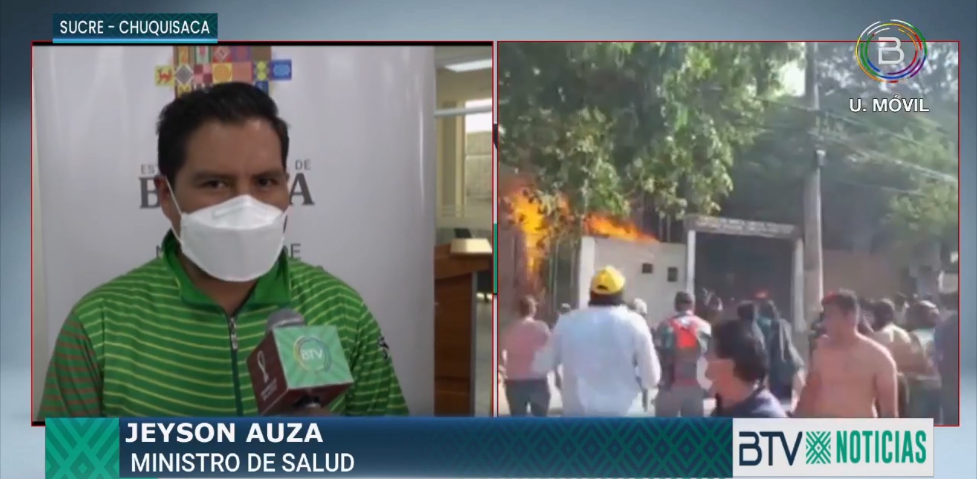 Ministro de Salud acusa a Camacho y Calvo de promover la violencia en Santa Cruz