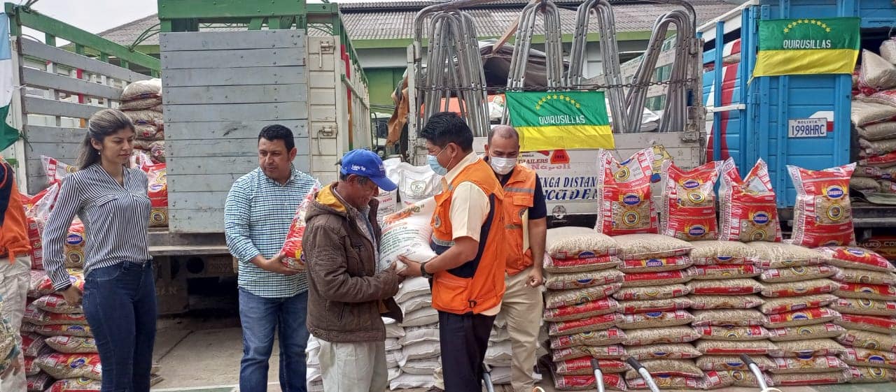 Ayuda humanitaria llega a más de 2.500 familias en Santa Cruz