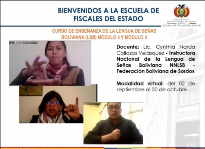 Ministerio Público fortalece habilidades comunicativas en lenguaje de señas