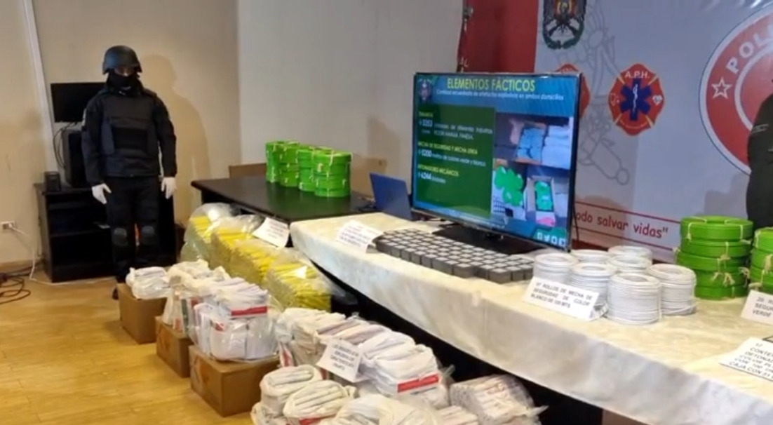 Policía secuestra explosivos vinculados a la Juventud Yungueña y sospecha de alzamiento armado