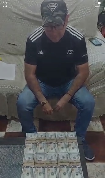 Del Castillo: Capturan a la persona que muestra en un video una fuerte suma de dinero