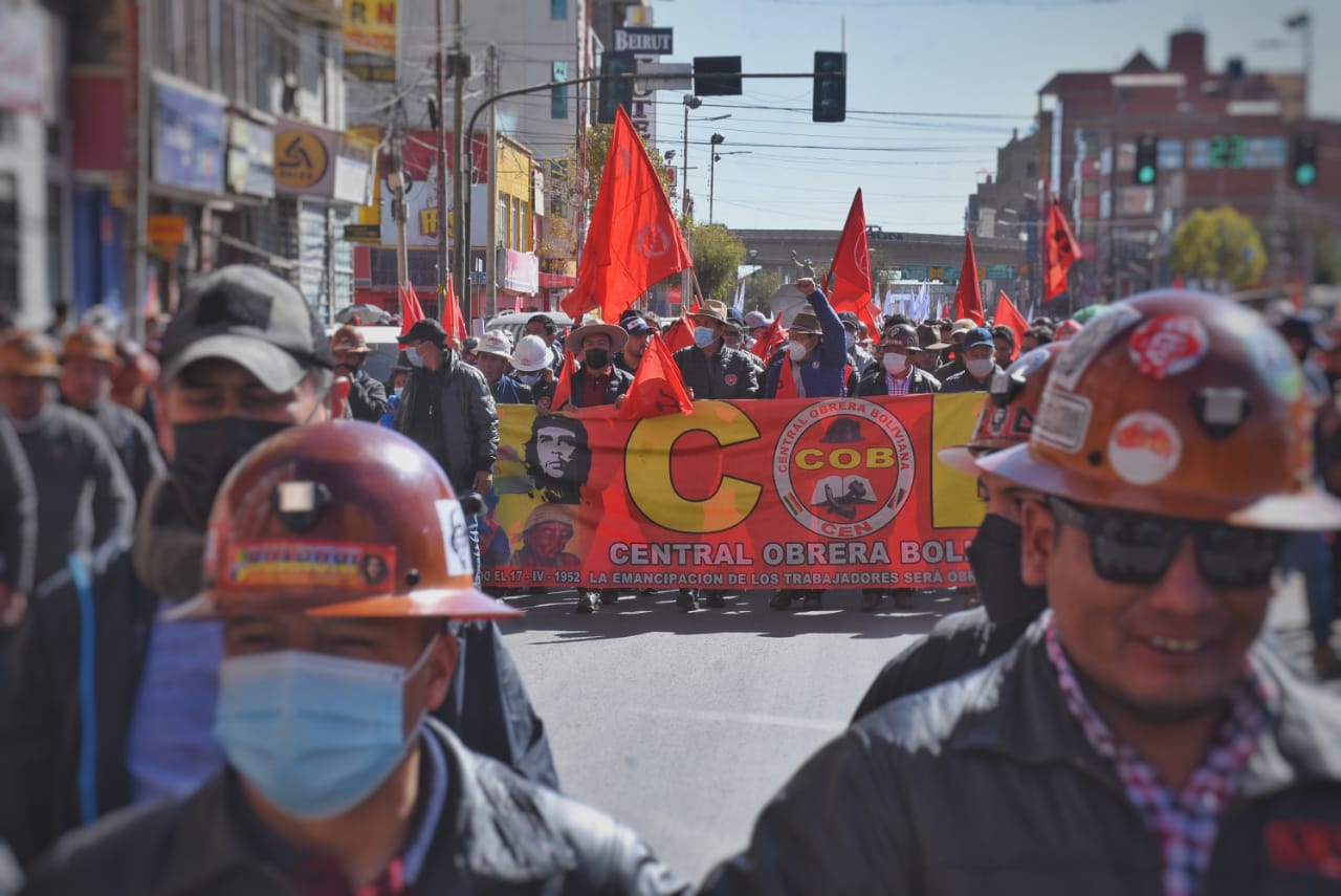 Vicepresidente Choquehuanca: “Gracias a los trabajadores se mueve la economía en nuestro país”
