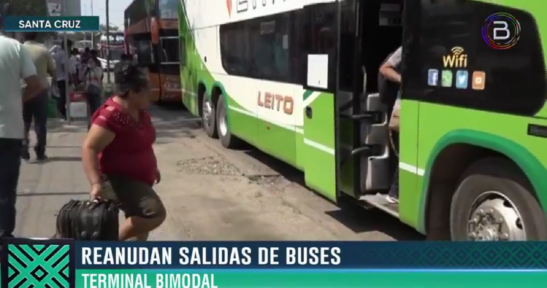 En medio del paro, el transporte interdepartamental de Santa Cruz reinicia sus operaciones