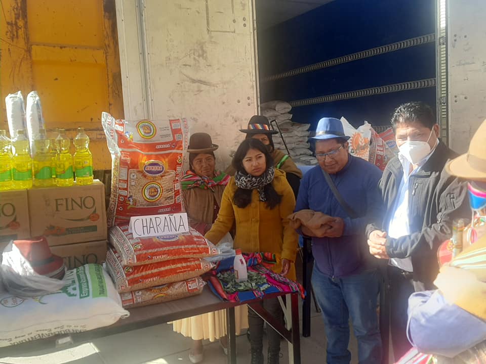 Defensa Civil entrega 28,34 toneladas de ayuda humanitaria a los afectados por fenómenos climáticos en La Paz