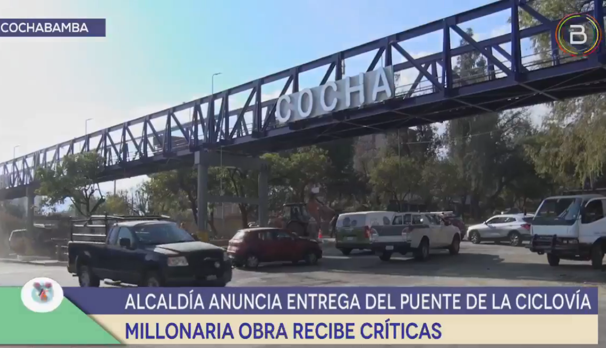 Ciclistas de Cochabamba critican “ciclovía” de Reyes Villa porque no tiene funcionalidad y desechó recursos